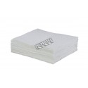 Oil-only absorbent pads for oil-based spills, 15 X 18 inches, 100 pads/package.