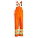 Pantalon imperméable Open Road 150D orange haute visibilité avec bandes réfléchissantes par Viking, grandeurs (S à 5XL)
