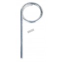 Single-point pull pin for portable fire extinguishers, fits most models of portable fire extinguishers. 