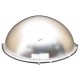 Acrylic half dome convex mirror, for 180-degree view in a T-intersection.