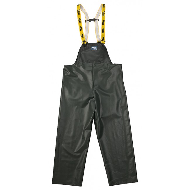 Green PVC-lined Viking Journeyman® waterproof rain pants