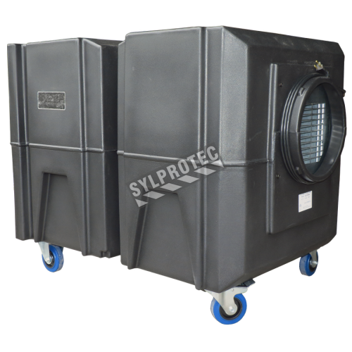 BULLDOG portable air scrubber with two speed. Ideal for asbestos abatement & decontamination workzone
