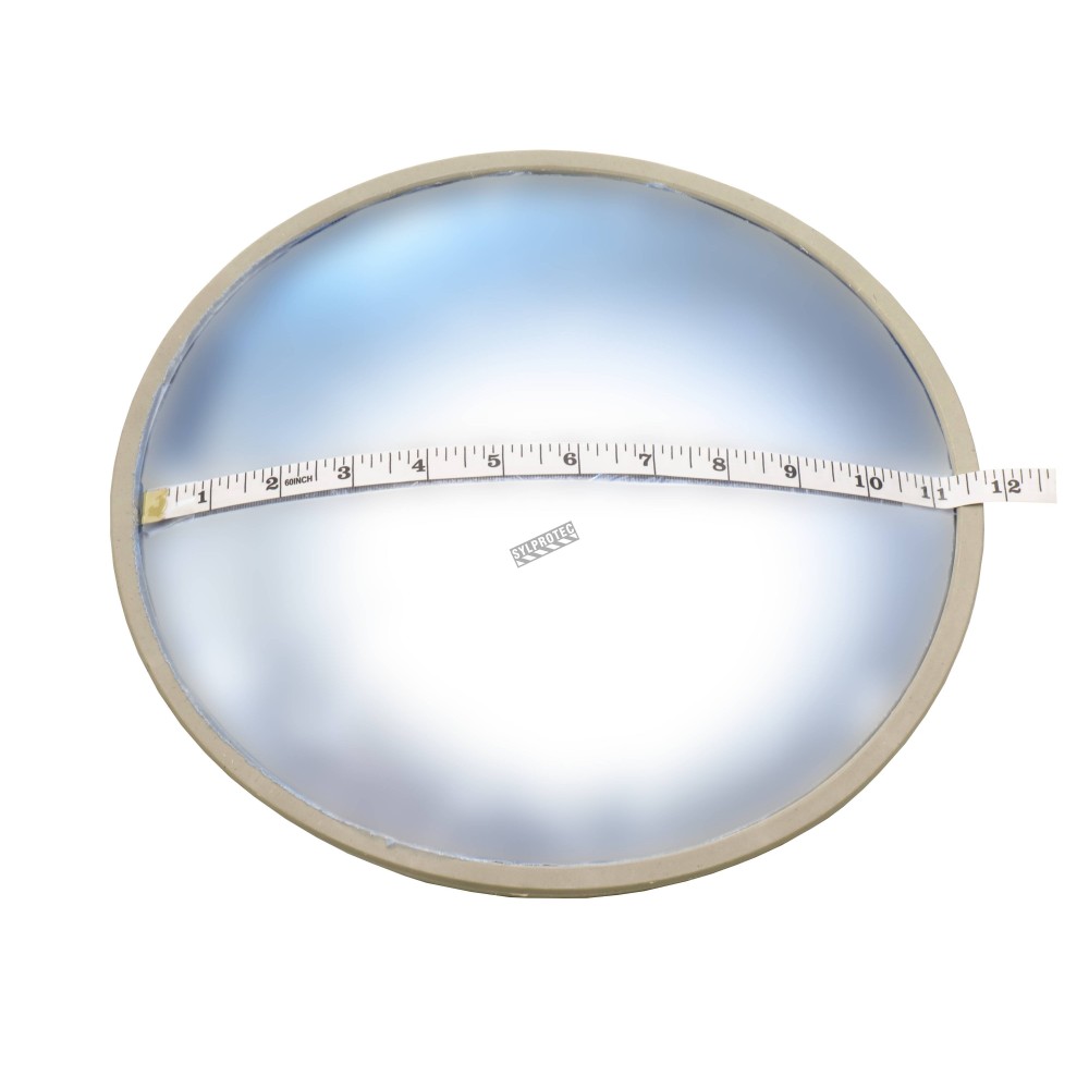 Zenith Safety Products Convex Mirror with Bracket, Indoor/Outdoor, 36  Diameter