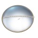 Acrylic round convex mirror with adjustable arm, 100-degree field of view.