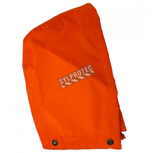 hi-viz orange removable hood for viking professional journeyman 300d raincoat sold separately