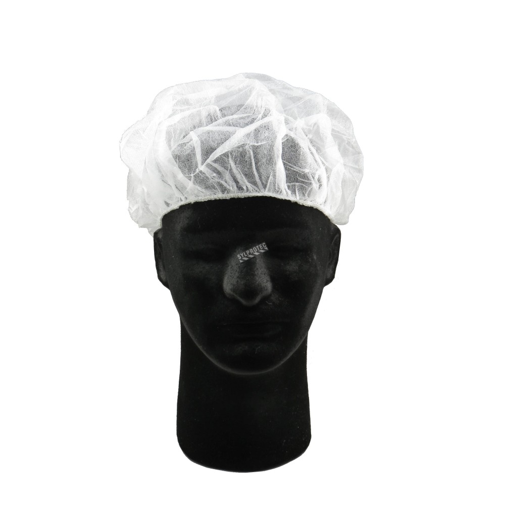 Hair Net PPE Non-Woven Polyropylene Shield Mob Caps White DM01-1000 Caps 