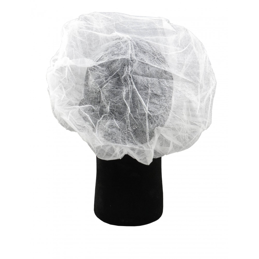 bonnet à cheveux jetable sanitaire Colis 1.000 pièces (blanc)