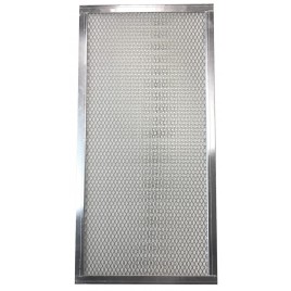 Final stage HEPA filter for HEPA ZONE 24 portable work enclosure. 24"x12"x3" filter for particles down to 0.3 µm.