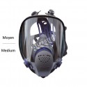 Masque complet de protection respiratoire Ultimate FX de 3M. Homologué NIOSH Cartouche et filtre non-inclus Moyen