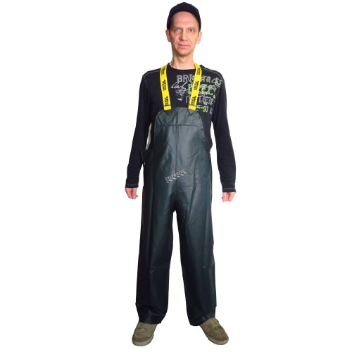 Pantalon imperméable Viking Journeyman en polyester recouvert de PVC vert pour conditions extrêmes (S à 3XL)
