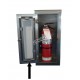 Ensemble de 8 attaches pour les panneaux en acrylique des cabinets encastrés pour extincteurs ou boyaux d'incendie.