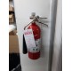 Wall hanger brackets for Flag brand 5 lb CO2 portable fire extinguishers