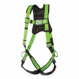 Peakworks Peakpro class A, P, full body harness equipped with 3 D-Rings, Quick-Connect buckles 