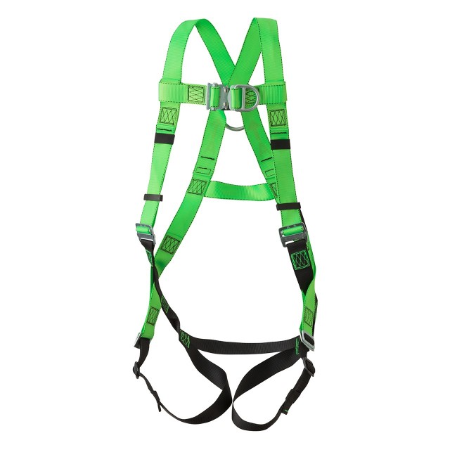 Peakworks contractor safety harness, 1 back and 1 front D-rings, mating buckles class A and L
