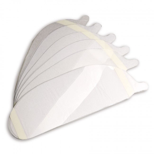 Clear peel-off compatible with Allegro full-face respirator RA9901.