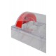 Stopper II® clear polycarbonate cover without horn, but with French labelling for surface mounted manual pull stations