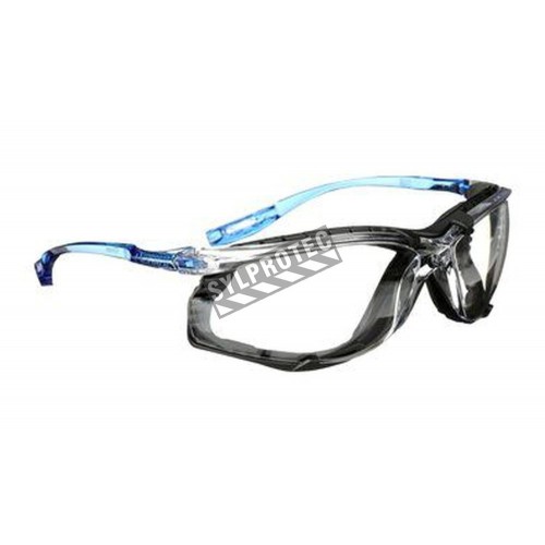 3M Virtua Max 11872 protective eyewear &amp; foam seal, anti-fog clear polycarbonate lenses. CSA 