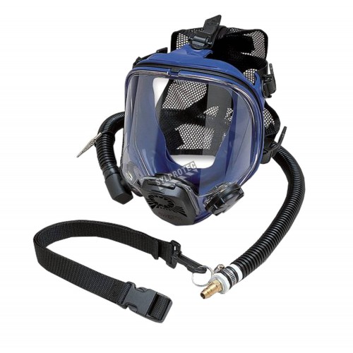 Ensemble incluant un respirateur complet, un boyau d’alimentation flexible et une ceinture en nylon, taille unique, No. 9901.