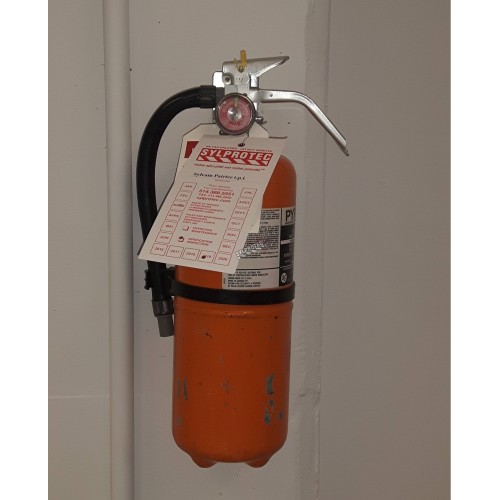 Wall hanger for Pyrene chemical powder extinguishers, 5 lbs