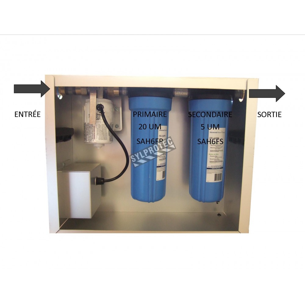 Filtre 5 pouces à eau avant pompe avec filtration 50 microns lavable -  Chouchousdesa
