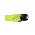 UK4AA-eLed certified anti-explosion front switch flashlight with Led bulb. Yellow casing.