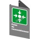 French laminated CSA "Rally Point" sign in various sizes, shapes, materials & languages + options