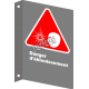 French CSA "Danger Risk of Glare" sign in various sizes, materials & languages + options