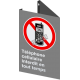 Affiche CSA «Cellulaire interdit en tout temps» de langue française: langues, formats, matériaux variés & options