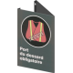 Affiche CSA «Port du dossard obligatoire» de langue française: langues, formats & matériaux divers + options