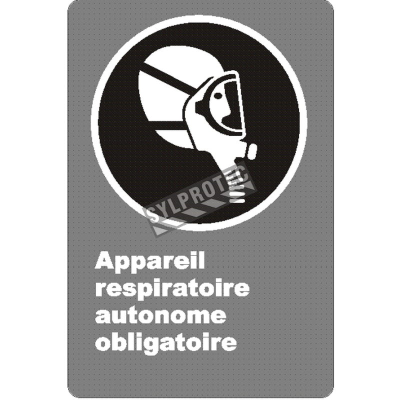 Affiche Appareil Respiratoire Autonome Obligatoire Options Diverses