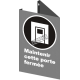 Affiche CSA «Maintenir cette porte fermée» de langue française: formats & matériaux divers, langues variées + options