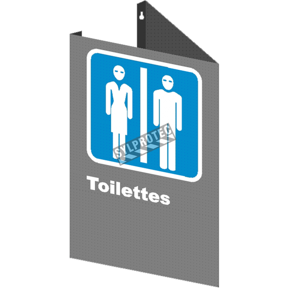 Pancarte Toilettes Homme