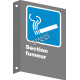Affiche CSA «Zone fumeur» en français: formats variés, matériaux divers, d’autres langues & options