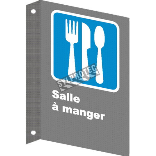 Affiche CSA « Salle à manger» de langue française: formats variés, matériaux divers, d’autres langues &amp; options