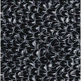 Anti-fatigue black carpet Comfort-King Supreme, 1/2 in, made of 100% black Zedlan foam.
