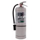 Non-magnetic FE36 portable fire extinguisher, 13.25 lbs, type ABC, ULC 1A-10BC, with wall hook. For MRI.