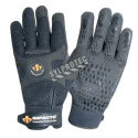 Impacto AirGloves silicone dotted synthetic suede, mesh & urethane air bladders padding antivibration gloves. Sold in pairs.