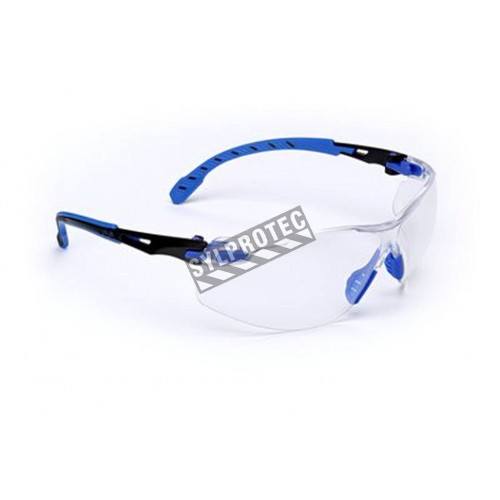 Bleu JOMSK Lunettes de sécurité réglables Lunettes de sécurité de Travail Lunettes de Vision complète Anti-buée Anti-salive Lunettes de Protection oculaire Transparent 