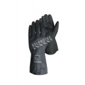 Superior Chemstop® heavy duty black neoprene gloves, 12 inches long, 30 mils thick.