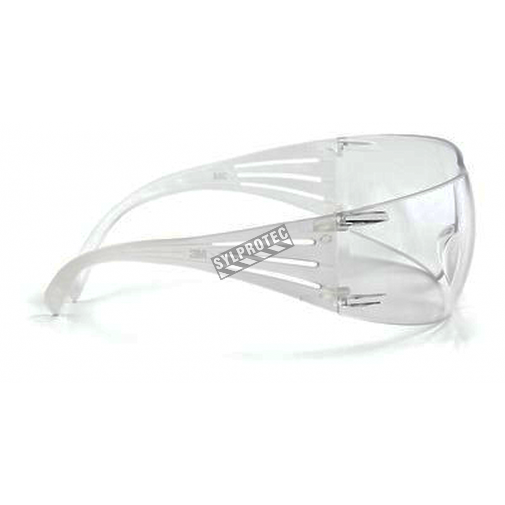 3m Securefit Protective Eyewear With Clear Polycarbonate Lenses