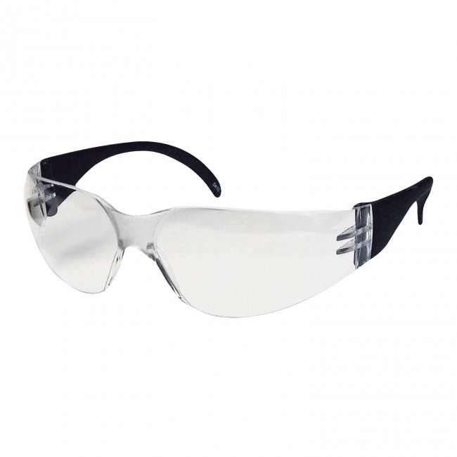Cee Tec protective eyewear, clear polycarbonate lenses. Meets CSA for impact protection.