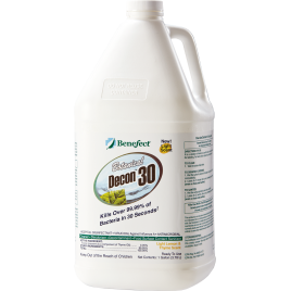 Decon 30 disinfectant with thyme oil effective against mold, bacteria viruses 1 gal US bottle