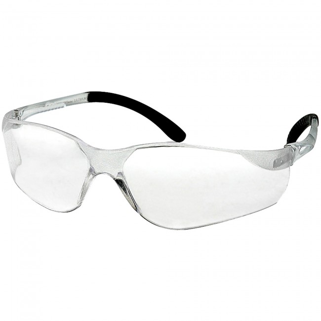 Sen Tec protective eyewear, clear polycarbonate lenses meets CSA for impact protection.