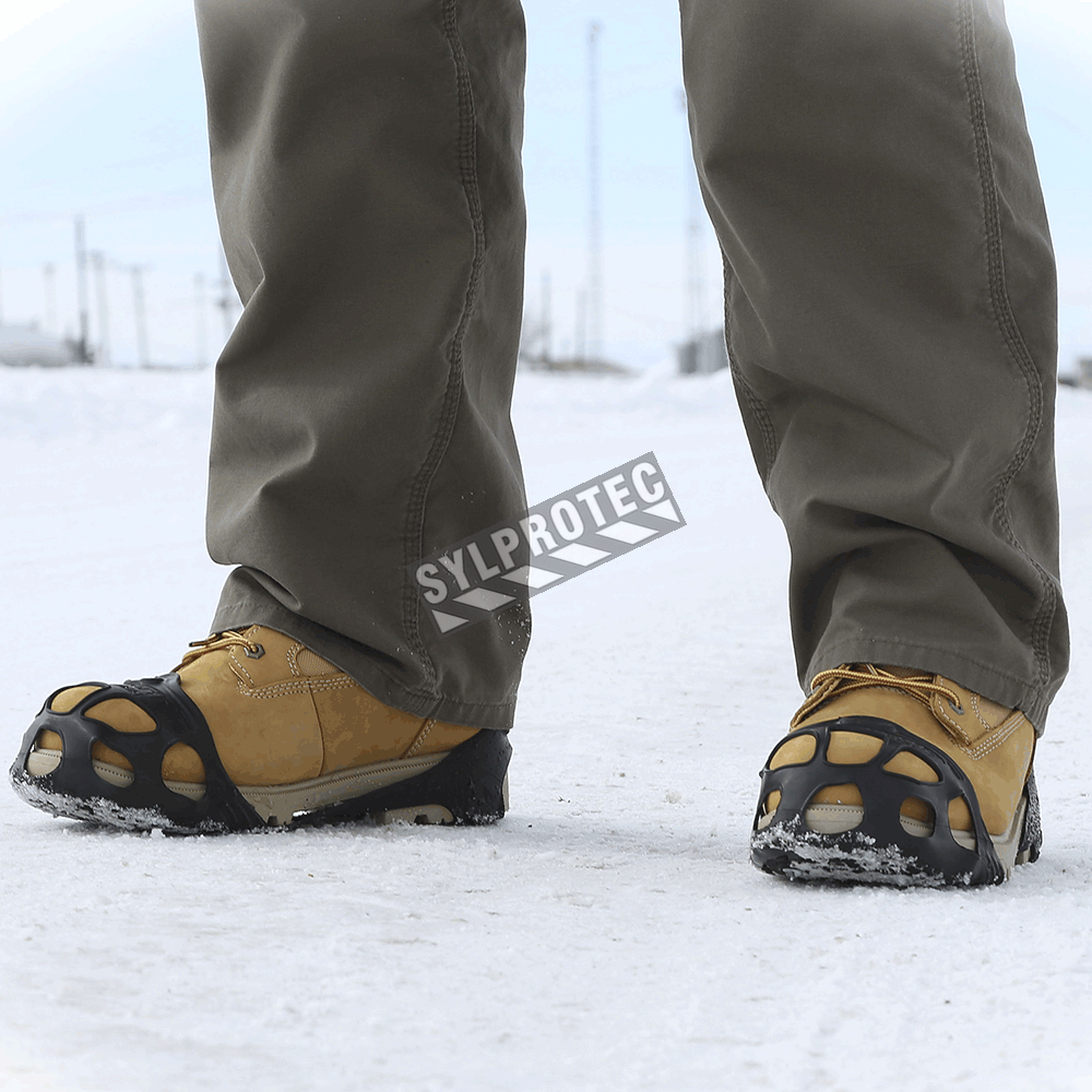Crampons industrielle pour bottes d'hiver pour neige et glace de