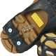 Snow and ice traction aids, for all types of flat shoes and winter boots.