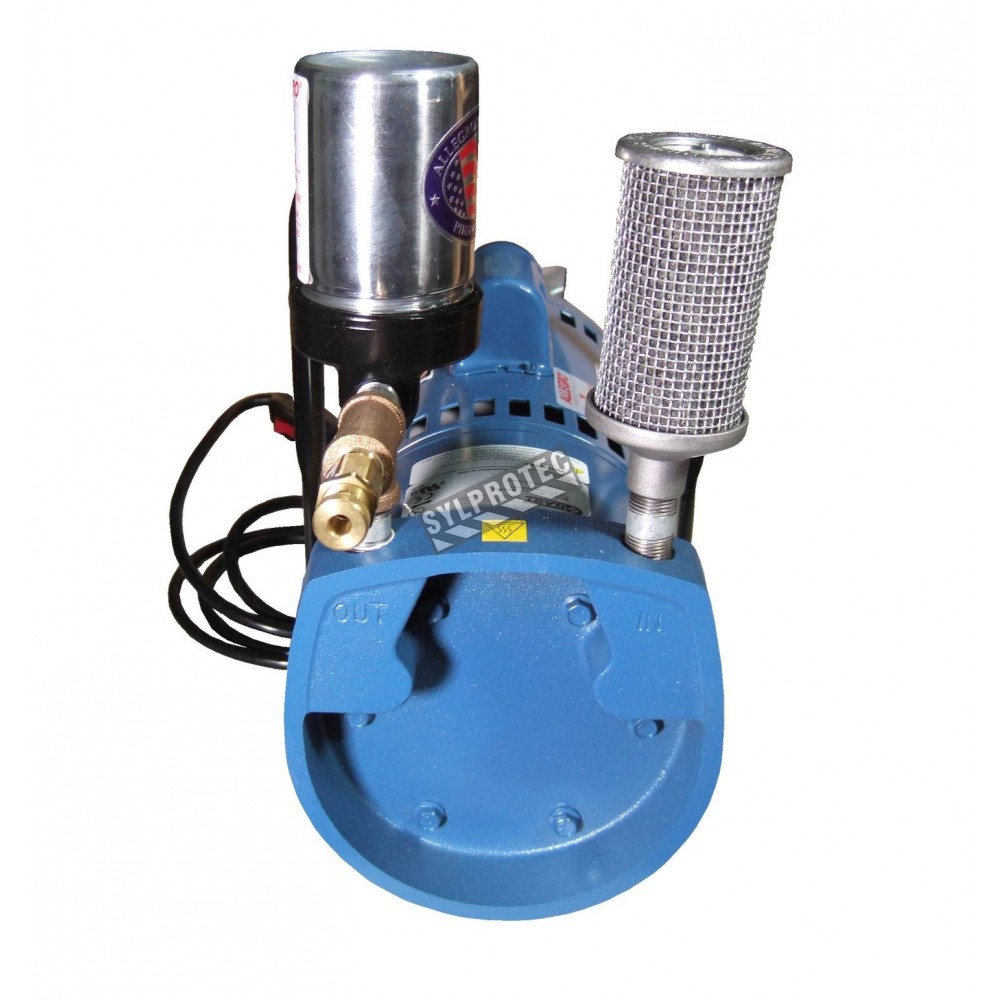 Pompe d’air ambiant de 3/4 CV, pour respirateur à adduction d’air en basse  pression d’Allegro, no 9821.