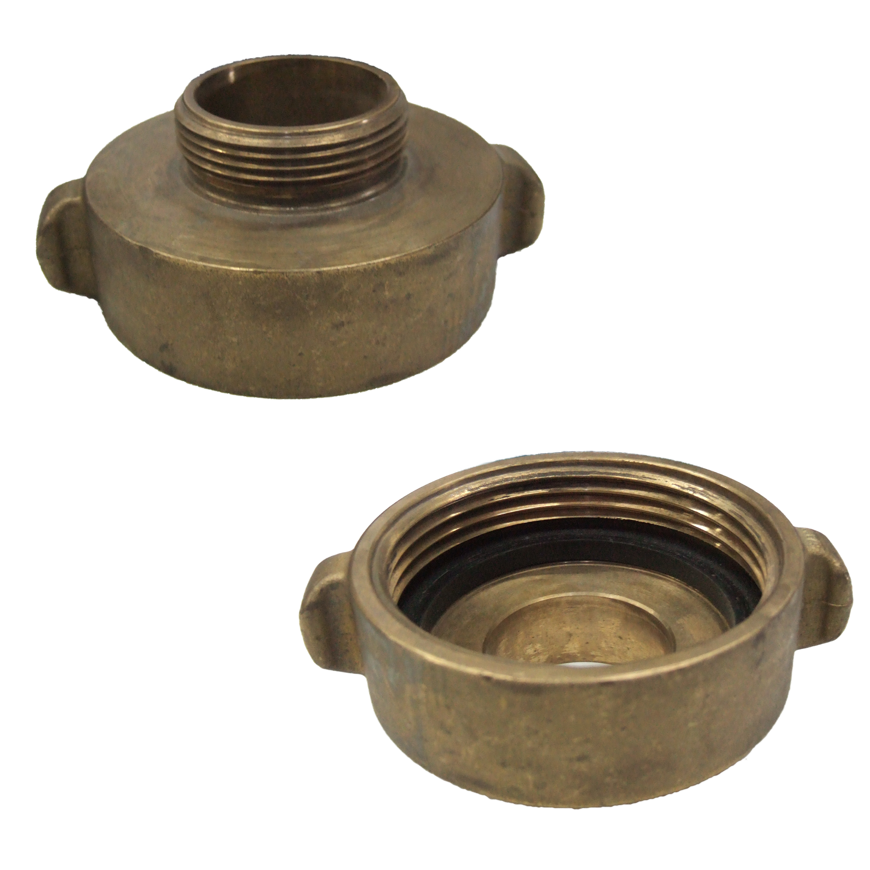 Threaded brass reducer 2.5 inch to 1.5 inch female to male Quebec