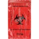 Infectious waste bags 15.2 x 22.9 cm, ( 6 X 9 in) 25 bags