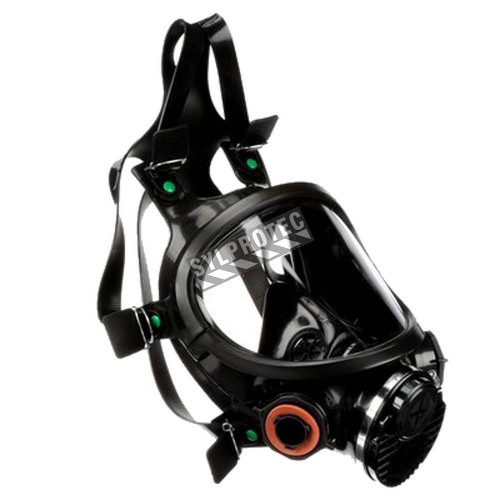 Masque complet de protection respiratoire de série 7800 de 3M. Homologué NIOSH Cartouche et filtre non-inclus