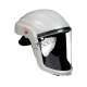 Partie faciale 3M avec casque dur de base pour les systèmes de protection respiratoire de 3M. Facteur de protection de 25.